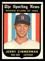 1959 Topps #146 Jerry Zimmerman Excellent+ RC Rookie  ID: 512002