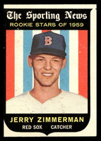 1959 Topps #146 Jerry Zimmerman Excellent+ RC Rookie  ID: 512003