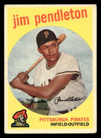 1959 Topps #174 Jim Pendleton UER Very Good  ID: 512015