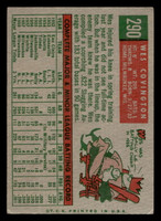 1959 Topps #290 Wes Covington Very Good  ID: 512070