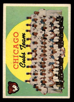 1959 Topps #304 Cubs Checklist 265-352 Excellent+  ID: 512077