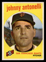 1959 Topps #377 Johnny Antonelli Excellent+  ID: 512110