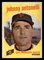 1959 Topps #377 Johnny Antonelli Excellent 