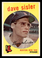 1959 Topps #384 Dave Sisler Excellent+  ID: 512118