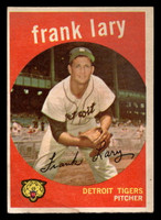 1959 Topps #393 Frank Lary UER Very Good  ID: 512125