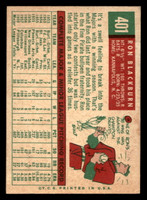 1959 Topps #401 Ron Blackburn G-VG  ID: 512132