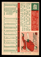 1959 Topps #409 Gus Zernial Excellent+  ID: 512143