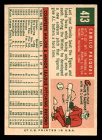 1959 Topps #413 Camilo Pascual UER Ex-Mint  ID: 512148