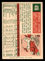 1959 Topps #416 Haywood Sullivan ERR Ex-Mint  ID: 512153