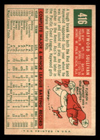 1959 Topps #416 Haywood Sullivan ERR Good 