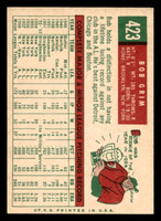 1959 Topps #423 Bob Grim Near Mint 