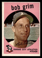 1959 Topps #423 Bob Grim Excellent+  ID: 512158