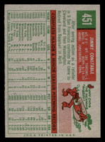 1959 Topps #451 Jim Constable Ex-Mint RC Rookie  ID: 512176