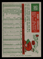 1959 Topps #501 Bobby Tiefenauer Ex-Mint RC Rookie  ID: 512196