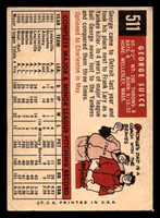1959 Topps #511 George Susce Very Good  ID: 512203