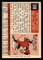 1959 Topps #518 Mike Cuellar UER Excellent RC Rookie Miscut 