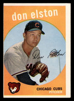 1959 Topps #520 Don Elston Excellent Miscut 