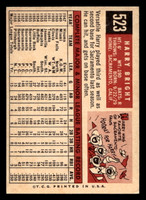 1959 Topps #523 Harry Bright Excellent RC Rookie  ID: 512213