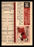 1959 Topps #545 Tom Morgan Excellent Miscut 