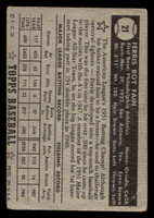 1952 Topps #21 Ferris Fain Good Black Back 