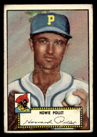 1952 Topps #63 Howie Pollet Good Black Back 