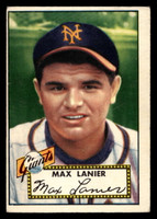 1952 Topps #101 Max Lanier VG-EX 