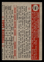 1952 Topps #106 Mickey Vernon VG-EX 