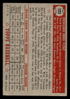 1952 Topps #123 Eddie Yost VG-EX 