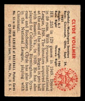 1950 Bowman #53 Clyde Vollmer Excellent+ RC Rookie 