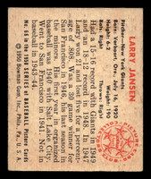 1950 Bowman #66 Larry Jansen Excellent+ 