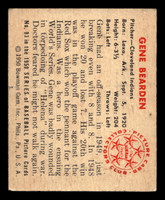 1950 Bowman #93 Gene Bearden Excellent 