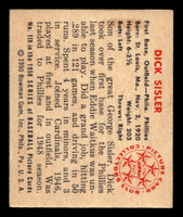 1950 Bowman #119 Dick Sisler Excellent+ 