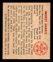 1950 Bowman #160 Mickey Harris Ex-Mint 