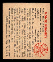 1950 Bowman #175 Monte Kennedy Very Good 