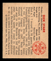 1950 Bowman #191 Dick Starr Excellent+ RC Rookie  St Louis Browns