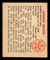 1950 Bowman #243 Johnny Groth ERR: No Copyright Ex-Mint RC Rookie 