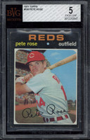 1971 Topps #100 Pete Rose Reds BVG 5 EX