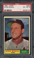 1961 Topps #290 Stan Musial Cardinals PSA 6 EX-Mint