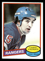 1980-81 O-Pee-Chee #57 Carol Vadnais Ex-Mint OPC 