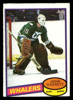 1980-81 O-Pee-Chee #77 John Garrett Excellent+ OPC 
