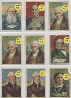 1911 T68 HEROES OF HISTORY  Partial Set 29 different/100 with 13 duplicates WILL SELL SINGLES  #*sku37114