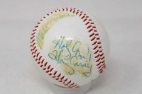Harry Caray Bob Uecker Merle Harmon Baseball Signed Autograph PSA/DNA Announcers