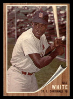 1962 Topps #14 Bill White Ex-Mint  ID: 512799