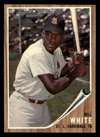 1962 Topps #14 Bill White Excellent+  ID: 512800