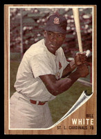 1962 Topps #14 Bill White Excellent+  ID: 512801