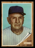 1962 Topps #29 Casey Stengel MG Near Mint 