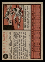 1962 Topps #108 Willie Davis Near Mint+  ID: 512828
