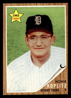 1962 Topps #114 Howie Koplitz Near Mint RC Rookie  ID: 512834