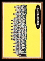 1962 Topps #158 Braves Team Ex-Mint  ID: 512865