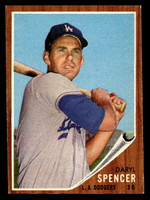 1962 Topps #197 Daryl Spencer Ex-Mint  ID: 512896